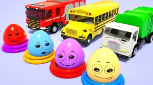 Колеса автобуса крутятся и крутятся _ Бетономешалка, футбольные мячи _ Детские песни и стишки
