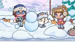 Влог лепим снеговика в Avatar World🩷🩷🩷.