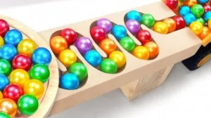 Использую: горку, шарики разноцветные , и большие машинки для детей, для сбора. #дети #видеодлядетей