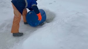Запуск форели в акваторию