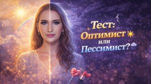 Тест: Ты оптимист или Пессимист?