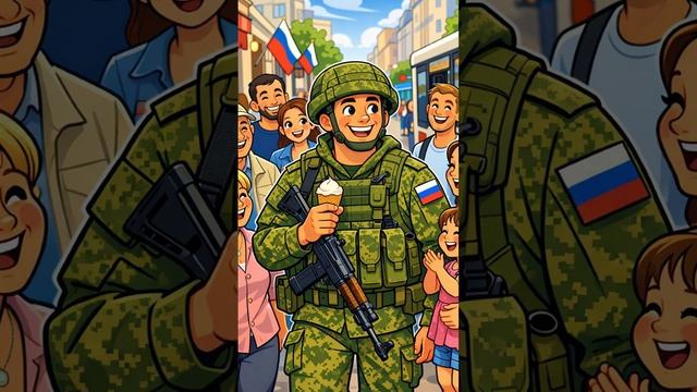 Идет_солдат_по_городу