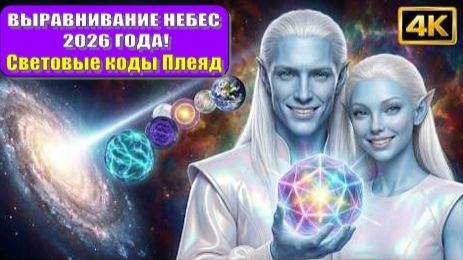 ✨ ВЫРАВНИВАНИЕ НЕБЕС 2026 ГОДА! Световые коды Плеяд ✨ смотреть онлайн