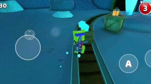 Как пройти пещеру кротов в Super bear Adventure.