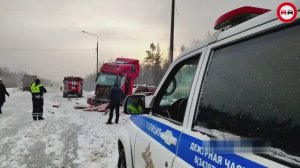 ДТП на Скользкой Дороге. Дерзкие Выходки на Зимней Трассе. Безбашенные Торопыги Всему Виной.