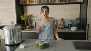 зелёный горошек в автоклаве