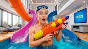 Я Построил СЕКРЕТНЫЙ БАССЕЙН в Своей Комнате !