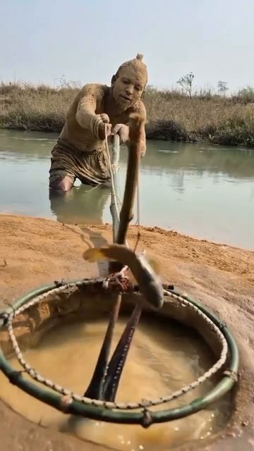 Интересный способ ловли 🎣 Интересный способ ловли 🎣