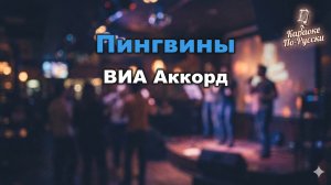 ВИА Аккорд — Пингвины (караоке с текстом) | Легендарная песня из «Голубого огонька» 1964 года