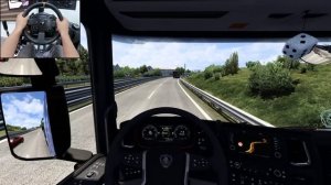 Рейс в Барселону 🚛 Испанские дороги в ETS2 на Thrustmaster TX 🇪🇸