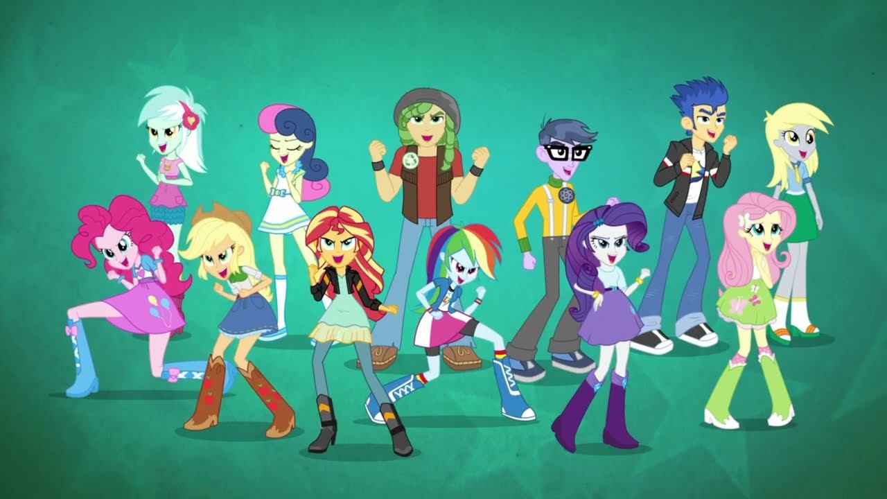 My Little Pony Девочки из Эквестрии: Игры дружбы песня Акадека
