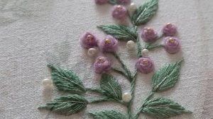 028. Вышивка с цветами Cozy 3D