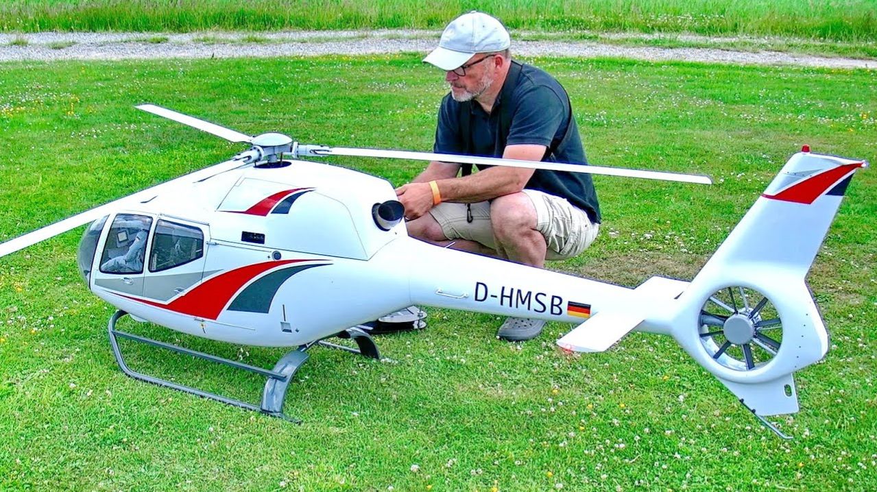 ВАУ !!! ОГРОМНЫЙ RC EUROCOPTER EC-120 B COLIBRI