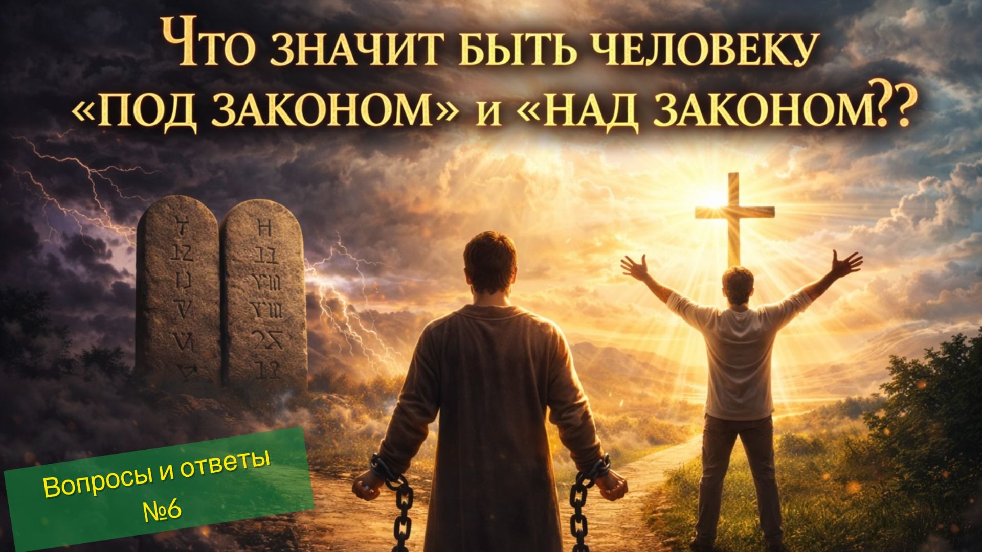 Что значит быть человеку под законом и над законом?