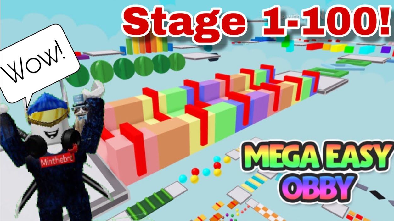 Самый Длинный Радужный Обби в Roblox