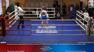 195 финал 57 кг Пантелеева София КШВСМ Фроландина Ульяна В.Новгород