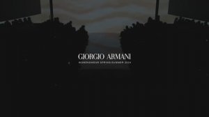 Показ  женской коллекции Giorgio Armani весна-лето 2024