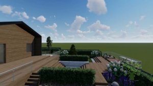 Визуализация ландшафтного Проекта, центра ландшафтного дизайна 1001 сад, "Собственный оазис", 2023г.