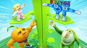 из НУБА в ПРО 🚀 ЗАЛЕЗАЮ на БОБОВЫЙ СТЕБЕЛЬ чтобы СПАСТИ брейнротов в Роблокс | БлокиТоки