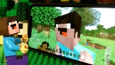 Minecraft нубик попал в настоящий Minecraft