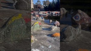 Адлеркурорт, фонтан Рыбки, Имеретинский курорт,Мамайка   Сочи  март 2025 г