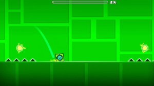 наконец-то прошёл третий уровень в geometry dash
