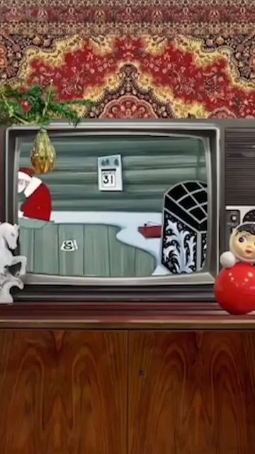 «Саночки»  - Автор - Елена Карпук, Стихи - Юрия Аюпова #новогодняя #сновымгодом #саночки #сани#санки