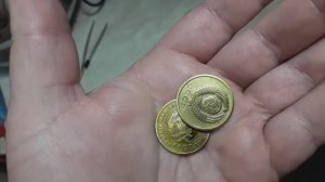 Очистка медных монет периода СССР и нанесение патины