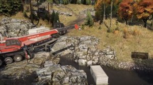 Western Star 57X вызволяет контейнер ❄️ Тяжёлая миссия в SnowRunner за рулём 🚛