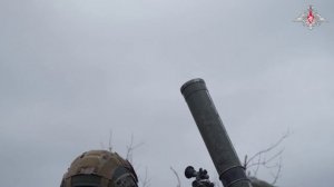 Боевая работа минометных расчетов 177-го полка морской пехоты ГрВ «Центр»