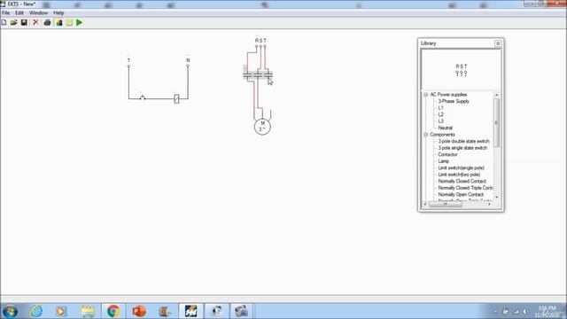 24. Первое применение — управление трехфазным двигателем с помощью кнопки пуска