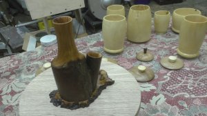 Не торопитесь сжигать сучки. Ваза для сухоцвета