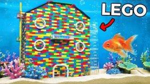 ЛЕГО Я построил дом из LEGO для своей рыбки!
