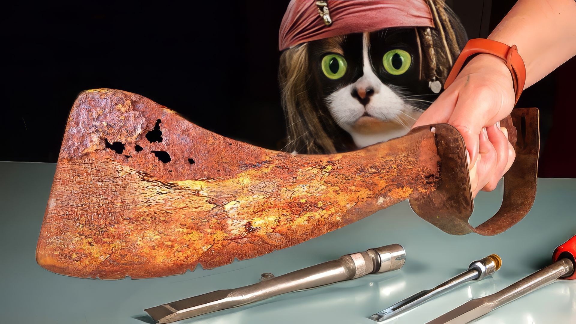 ВОССТАНОВЛЕНИЕ СТАРОГО ПИРАТСКОГО МЕЧА смотреть онлайн