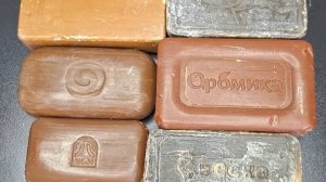 Резка дегтярного мыла,жмяканье мыльной крошки😉