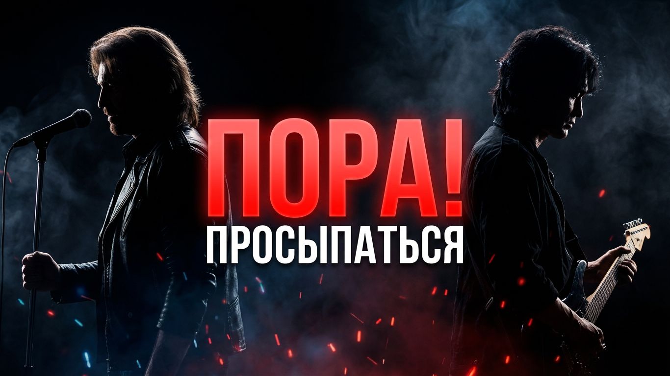 Пора просыпаться! Мини-концерт двух рок-героев. AVI & SUNO AI. #ai #рок #цой #тальков #нейроклип смотреть онлайн