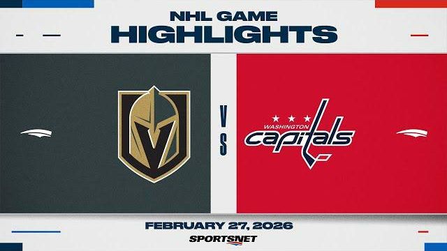 Обзор матча НХЛ | Вашингтон - Вегас (28.02.2026) смотреть онлайн