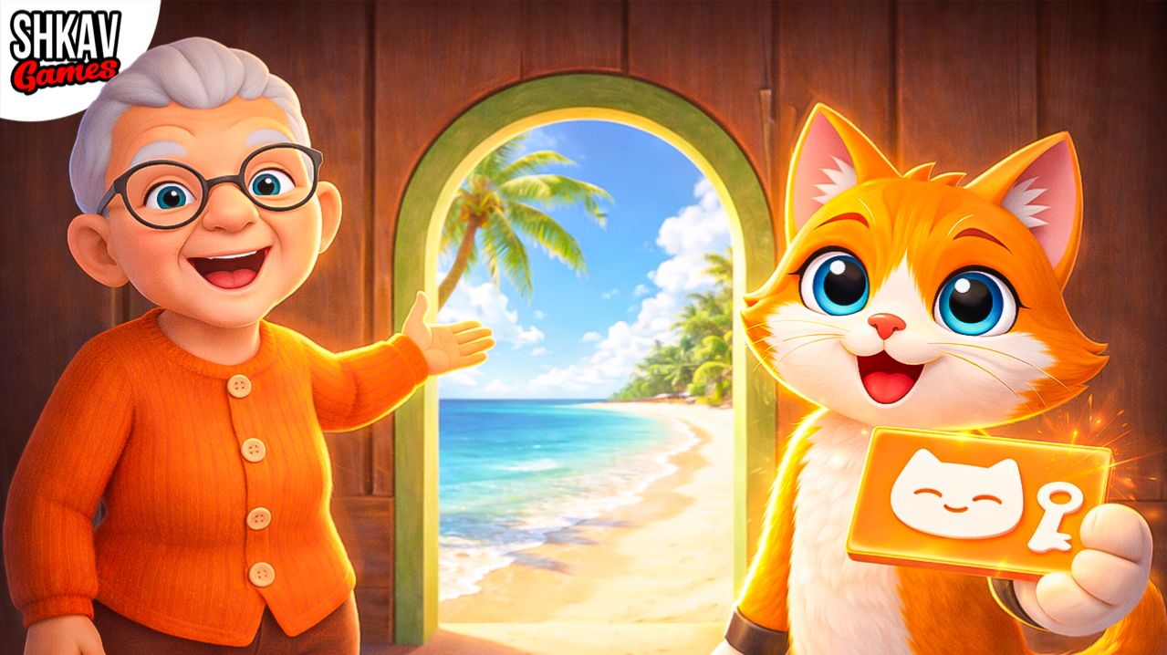 КОТ НАШЁЛ СЕКРЕТНУЮ ДВЕРЬ… Что за ней? I AM CAT VR! / Часть 68 смотреть онлайн