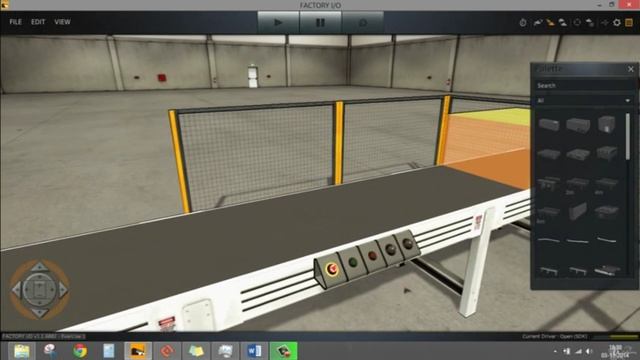 20 Управление конвейером - «Старт» и «Стоп» , а также направлением движения - 1ч.