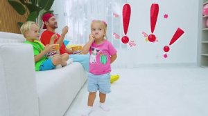 Принцесса Алиса играет в смешные маски и учит Криса хорошим манерам