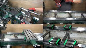 Замена линейных направляющих на самодельном токарном станке