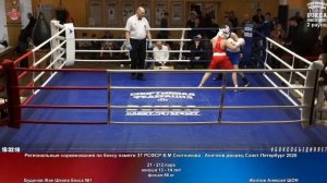 212 финал 66 кг Буданов Жан Школа бокса №1 Желтов Алексей ШОН