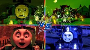 МУЛЬТИКИ: МУТАНТ‑ПОЕЗД‑ЧУДИЩЕ 🚂👹 vs ДОБРЫЙ ПАРОВОЗИК 🚂😊 vs ТЁМНЫЙ РЕЛЬСОВЫЙ ЗВЕРЬ