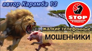 Телефонное мошенничество. Оборванцы на трубке.)) Автор Карамба.