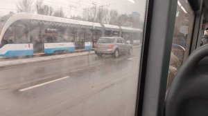 поездка на автобусе ЛиАЗ 6213 борт 191805, по маршруту 687