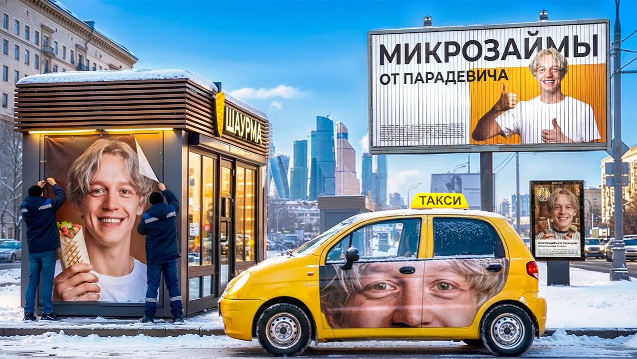 Я поместил своё лицо ВЕЗДЕ. Стану ли я популярнее? - парадеевич смотреть онлайн