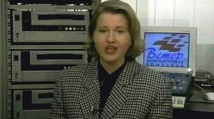 1998 год. Тюмень. 8 декабря. Финал выпуска новостей телекомпании "Ладья"
