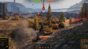 Мир танков. ПОЛИГОН. Тундра. Бой на Об. 140.  Взял 2 фрага и 4.6К урона.