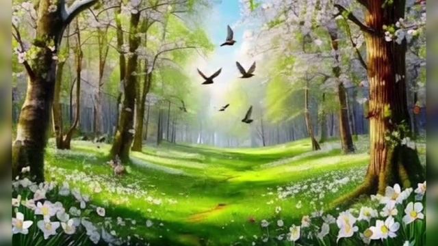 Красивый весенний лес