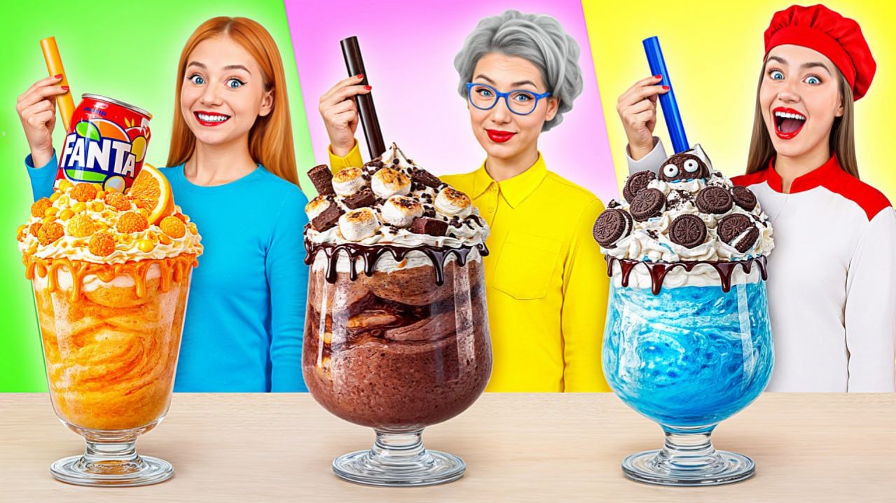 Кулинарный Челлендж: Я против Бабушки | Безумные Пранки и Трюки Multi DO Challenge смотреть онлайн